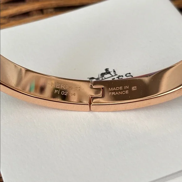 HERMÈS Vert Amande Mini Clic Chaine d'Ancre Bracelet - Picture 4 of 11